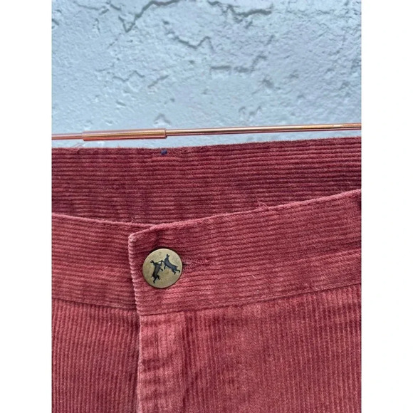 Peter Christian Mens Flat Front Corduroy Pants Cinnamon Sz W38x L30 - Picture 4 of 11